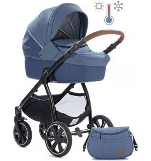 коляска 2 в 1 Noordi Fjordi Sport Melange Leather c термолюлькой 