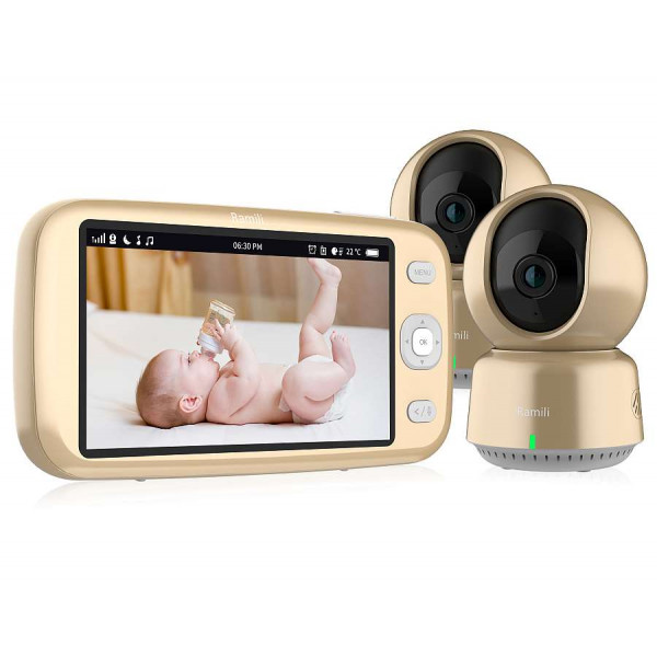 Видеоняня Ramili Baby RV1600X2 с креплением камеры в комплекте