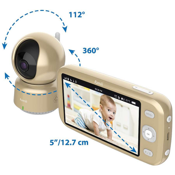 Видеоняня Ramili Baby RV1600X2 с креплением камеры в комплекте