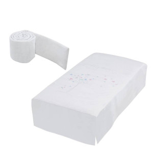 Комплект из бортика и покрывала 120х60 Micuna Aura