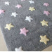 Детский ковер Lorena Canals Триколор Звезды Stars Tricolor (серо-розовый) 120*160