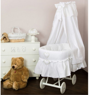 Плетеная колыбель Italbaby Amore с пологом