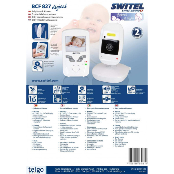 видеоняня Switel BCF827